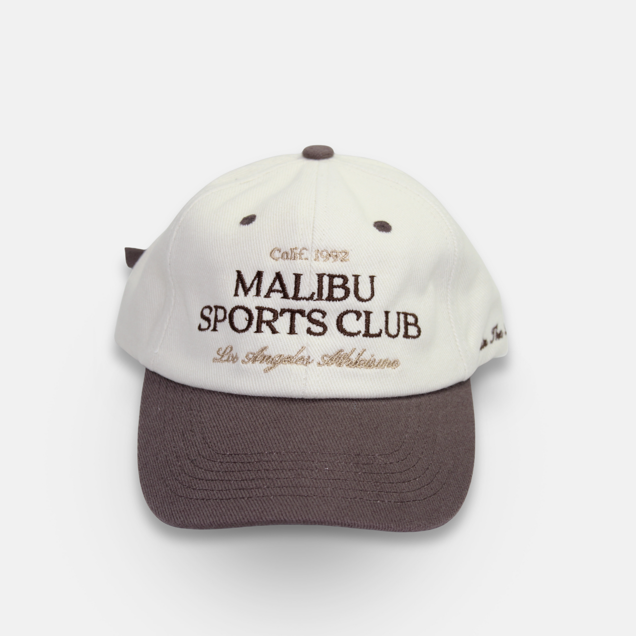 City brown dad hat